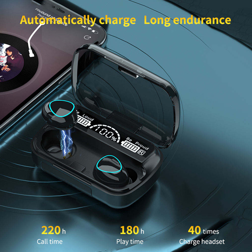 New M 10 Original Earphone Gaming In-Ear Sport Headphone Wireless Bluetooth Headset V5.3 Audifonos Auriculares TWS M10 Earbuds