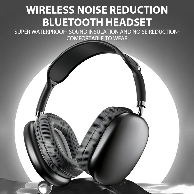 Over-ear P9 Headphones Wireless Earphones Full-coverage Ear Cups Sports with Microphone Ultra-long Standby