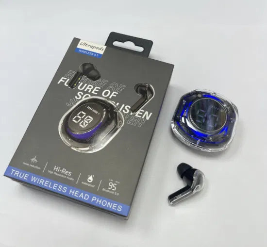 Transparent Ear Buds in Ear Earphones LED AIR 31 Headphone Wireless Earphone Waterproof Audifonos Ultraprods Pro Ultrapods Max