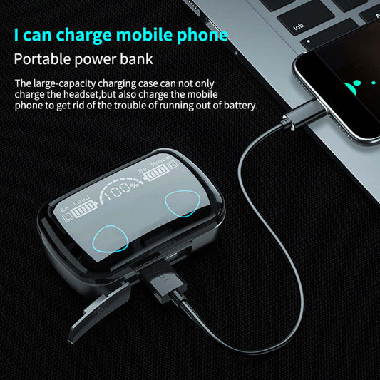 New M 10 Original Earphone Gaming In-Ear Sport Headphone Wireless Bluetooth Headset V5.3 Audifonos Auriculares TWS M10 Earbuds