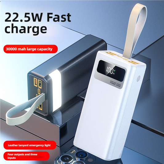 Factory Custom 20000mah 30000mAh 50000mAh Portable Powerbank PD 22.5W Fast Charging Power Bank for Cell Phone