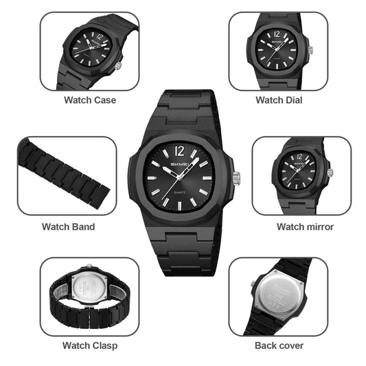 SKMEI 2382 Men's Quartz Watch Casual Style Cheap Wholesale 3ATM Water Resistant Plastic Case ABS Band Sports Wrist Watches